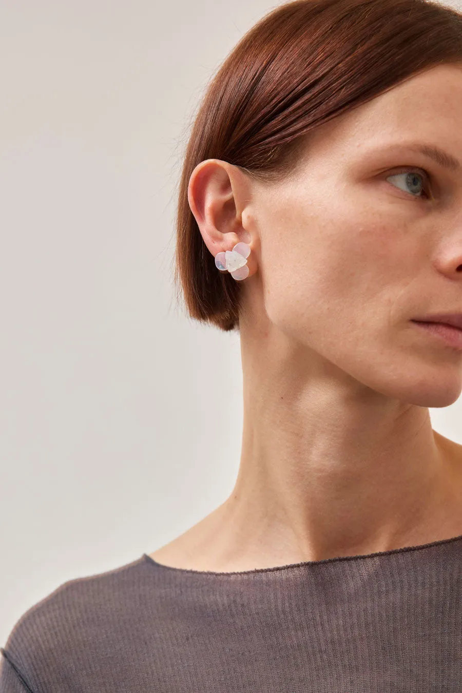 Sisi Joia Pensée Earrings in Opaline White sold by No. 6 product image thumbnail 3