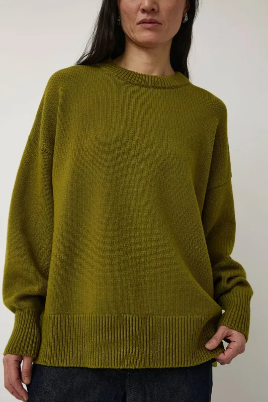 CORDERA Merino Wool Oversized Sweater in Woodbine sold by No. 6