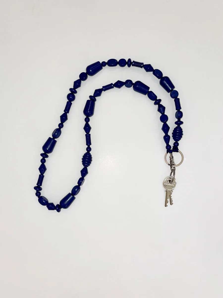 Ina Seifart Perlenmix Handykette Phone Necklace in Blueberry sold by No. 6 product image thumbnail 2