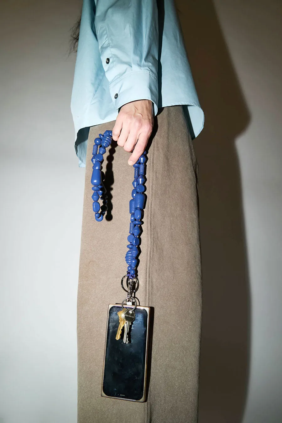 Ina Seifart Perlenmix Handykette Phone Necklace in Blueberry sold by No. 6 product image thumbnail 3