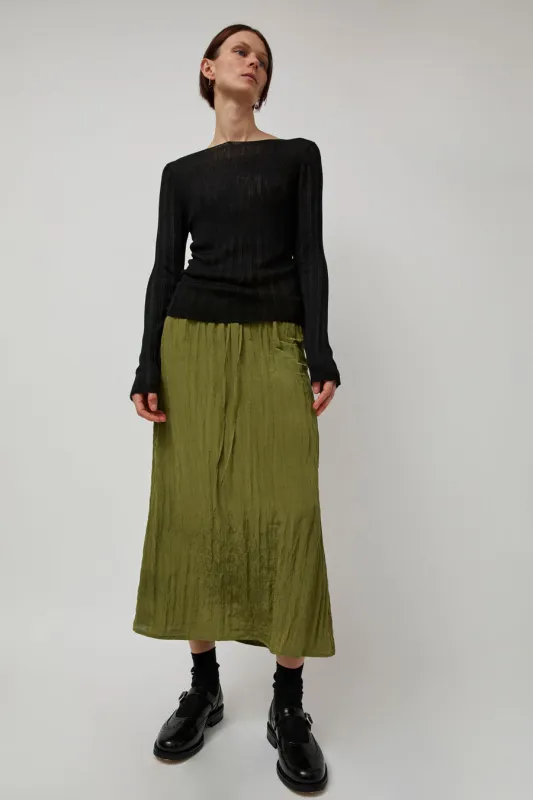 No.6 Inez Skirt in Citrus Green made by No. 6