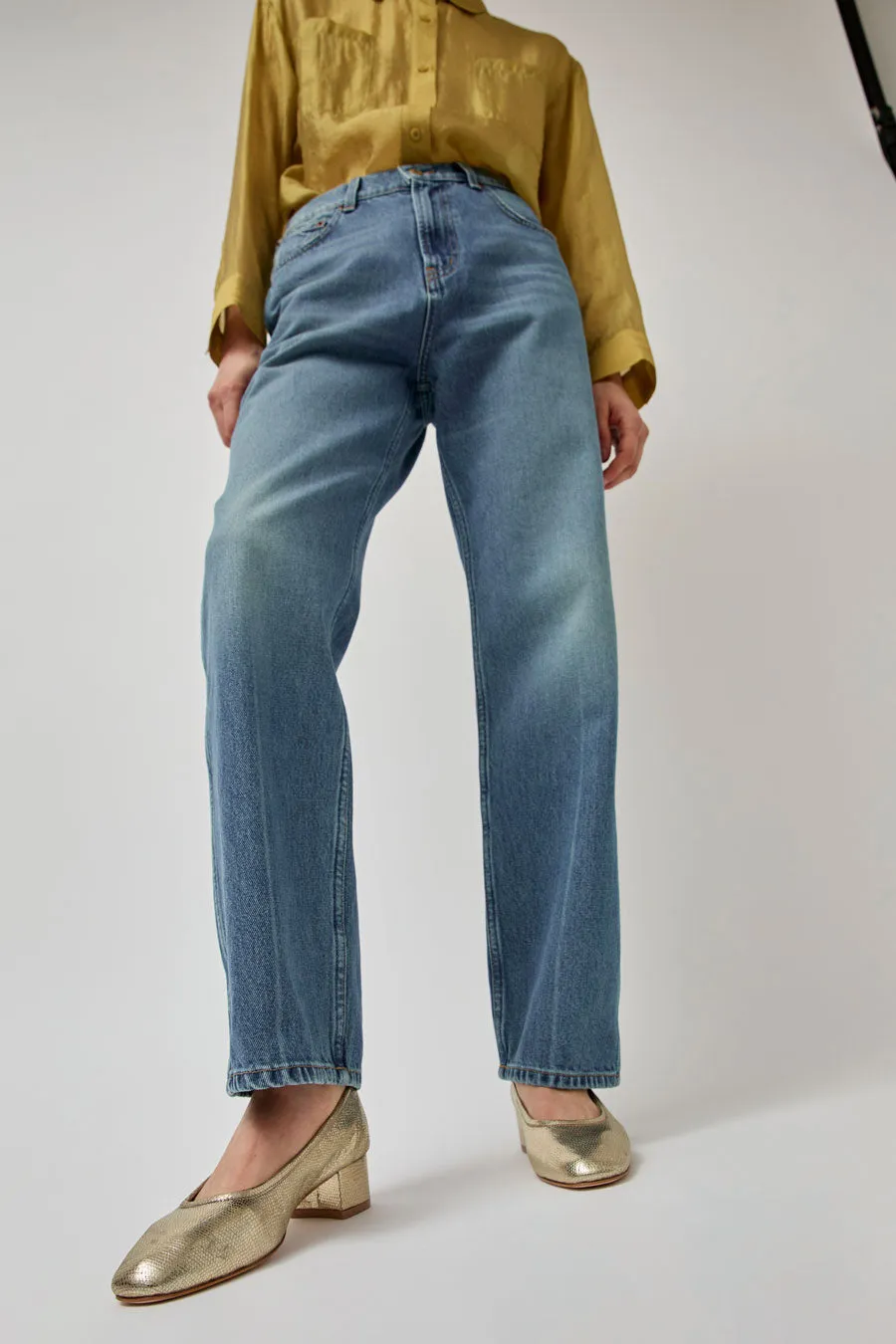 Maryam Nassir Zadeh Roberta Ballerina in Gold sold by No. 6 product image thumbnail 3