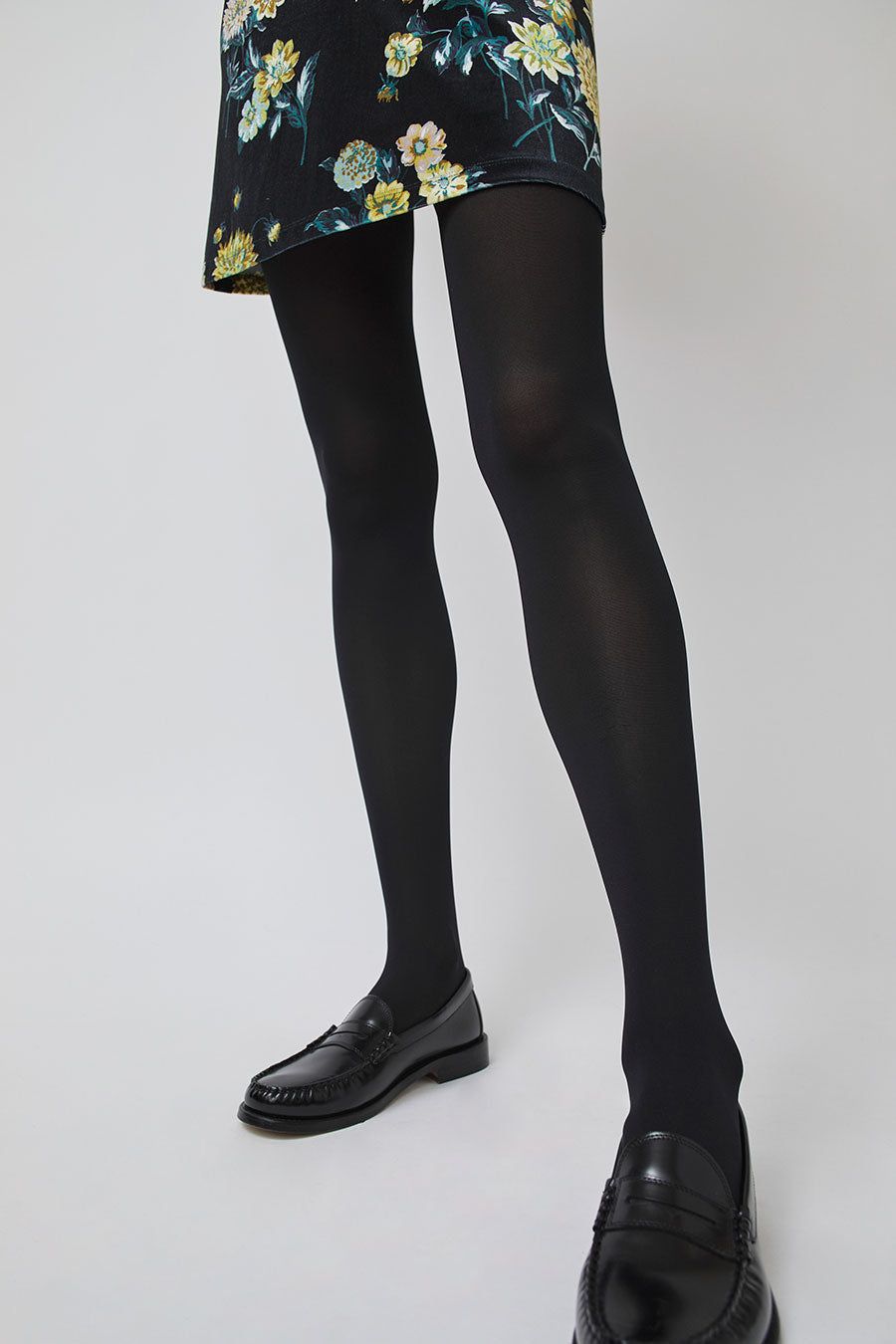Maria La Rosa Lycra Tights in Nero sold by No. 6