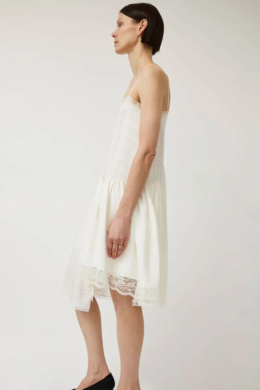 Greta Garmel Lace Panel Dress in White sold by No. 6 product image thumbnail 2