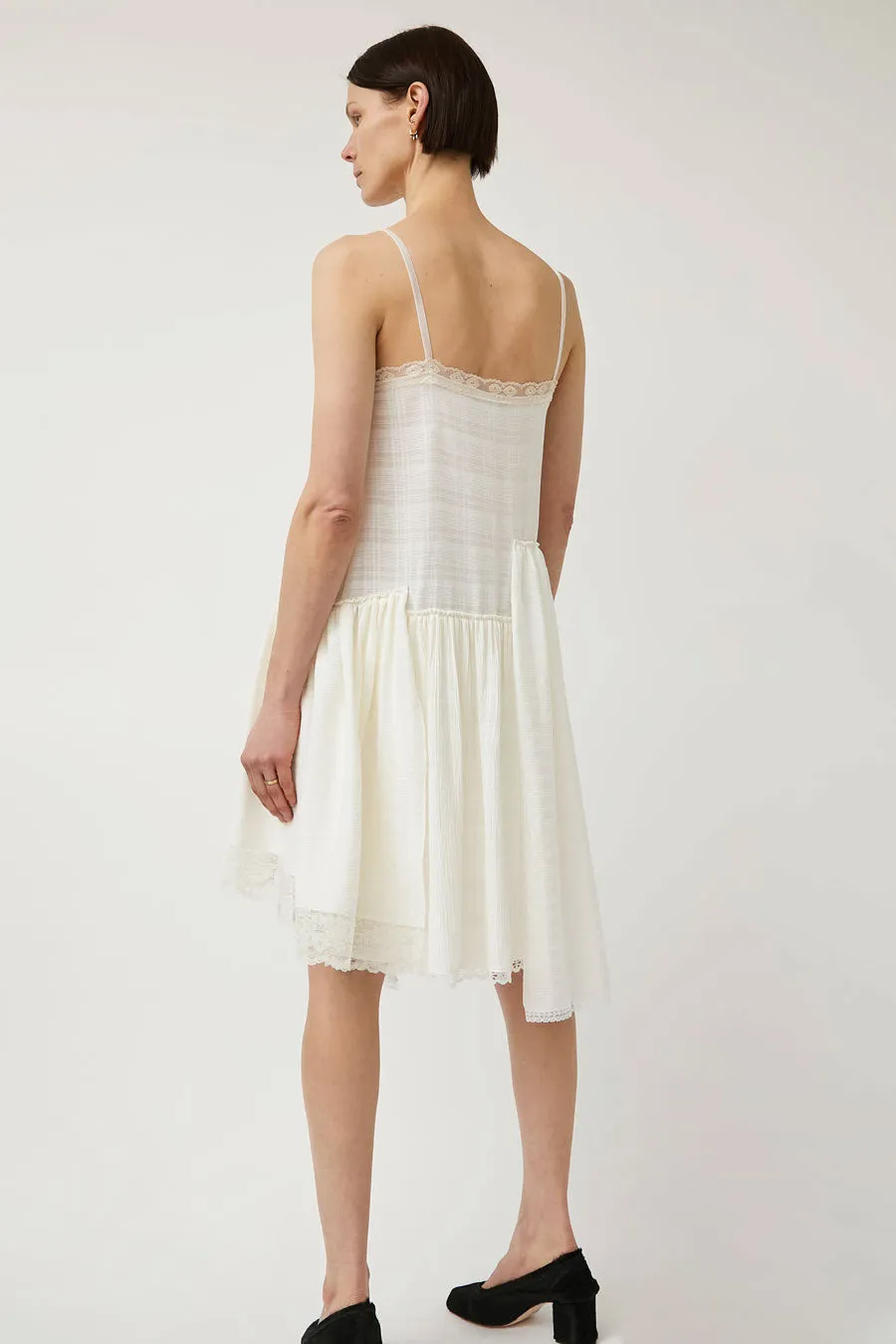 Greta Garmel Lace Panel Dress in White sold by No. 6 product image thumbnail 4