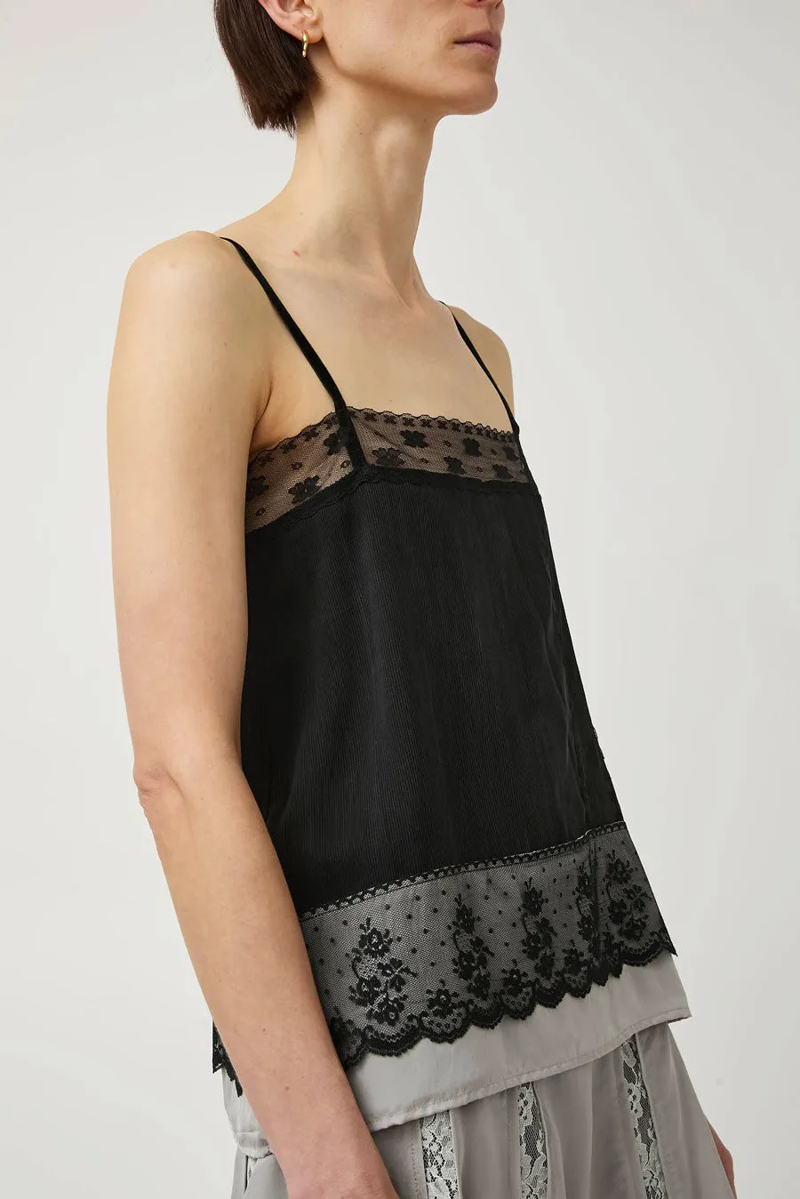 Greta Garmel Lace Tank in Black sold by No. 6 product image thumbnail 3