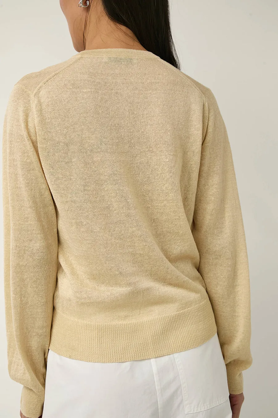 Nothing Written Rola Linen Cardigan in Yellow sold by No. 6 product image thumbnail 5