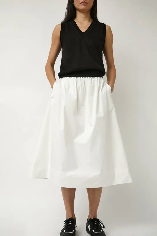 Nothing Written Leia A Line Skirt in White sold by No. 6