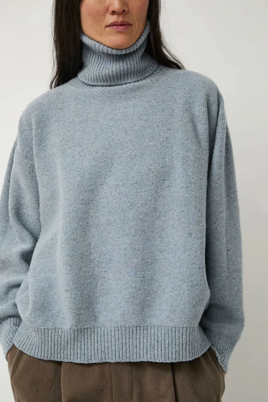 Baserange Mea Turtleneck in Ocean sold by No. 6