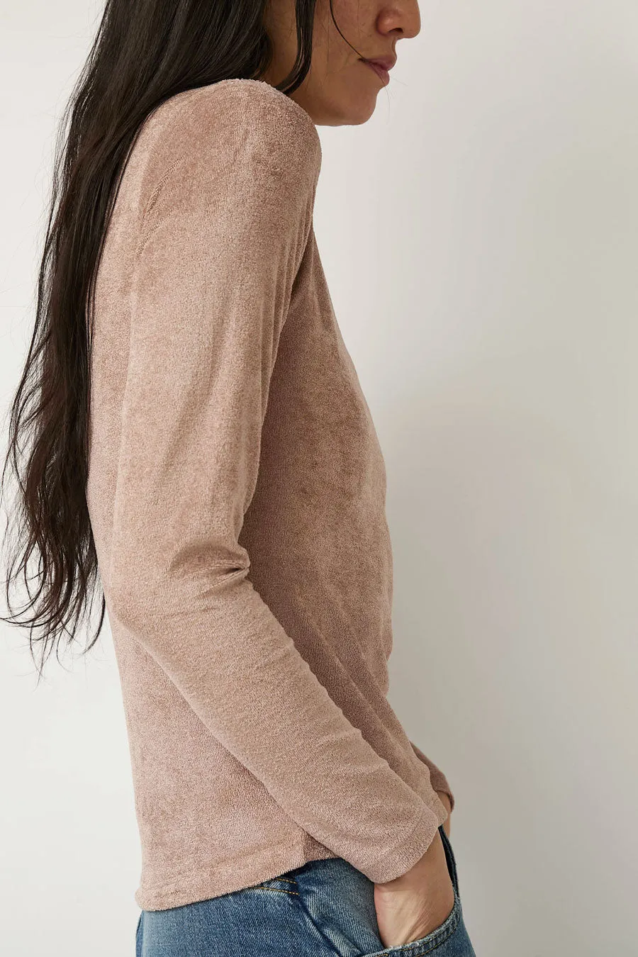 Baserange Omo Long Sleeve Tee in Alba Brown sold by No. 6 product image thumbnail 5