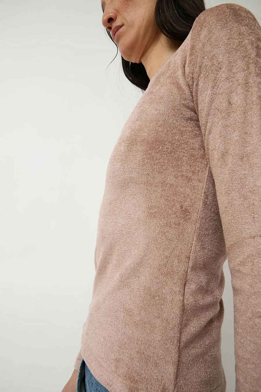 Baserange Omo Long Sleeve Tee in Alba Brown sold by No. 6 product image thumbnail 3