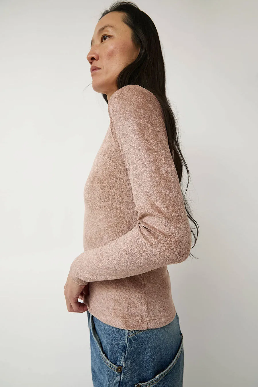 Baserange Omo Long Sleeve Tee in Alba Brown sold by No. 6 product image thumbnail 2