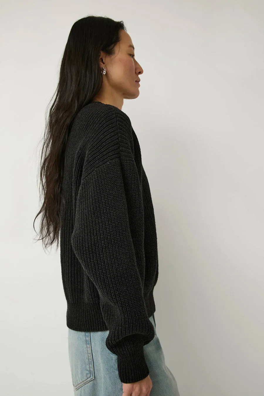Baserange Mea Sweater in Black Melange sold by No. 6 product image thumbnail 4
