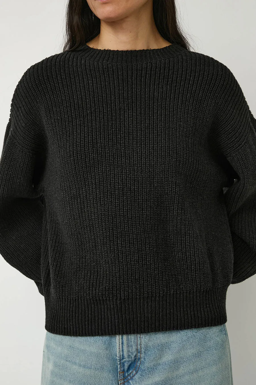 Baserange Mea Sweater in Black Melange sold by No. 6 product image thumbnail 5