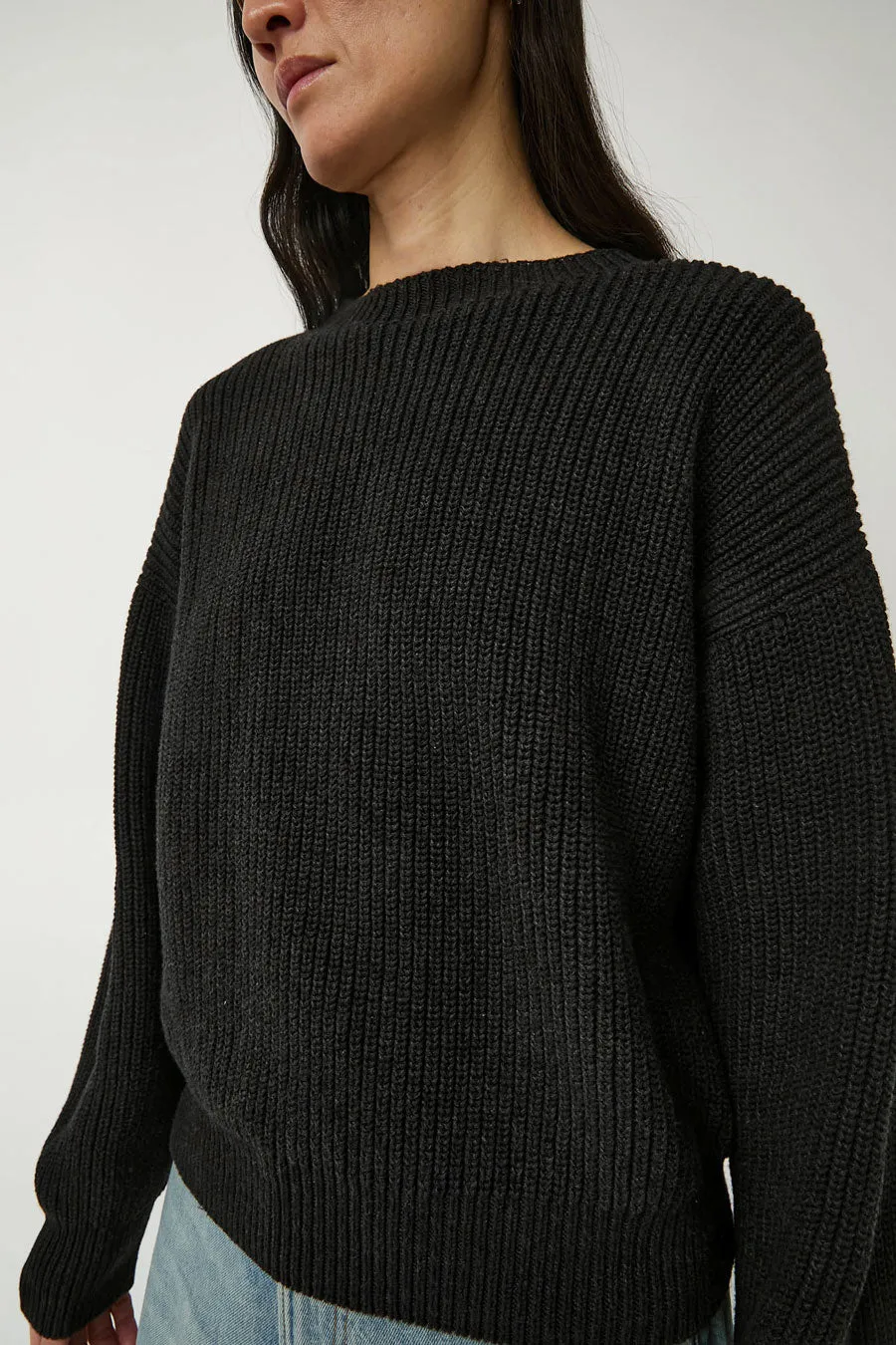 Baserange Mea Sweater in Black Melange sold by No. 6 product image thumbnail 3