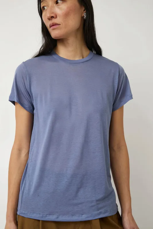 Baserange T-Shirt in Koel Blue sold by No. 6