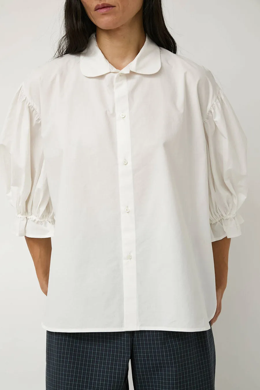 Zii Ropa Leve Top in White sold by No. 6