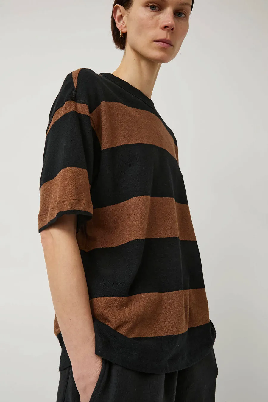 YMC Triple T Shirt in Black and Brown sold by No. 6 product image thumbnail 4