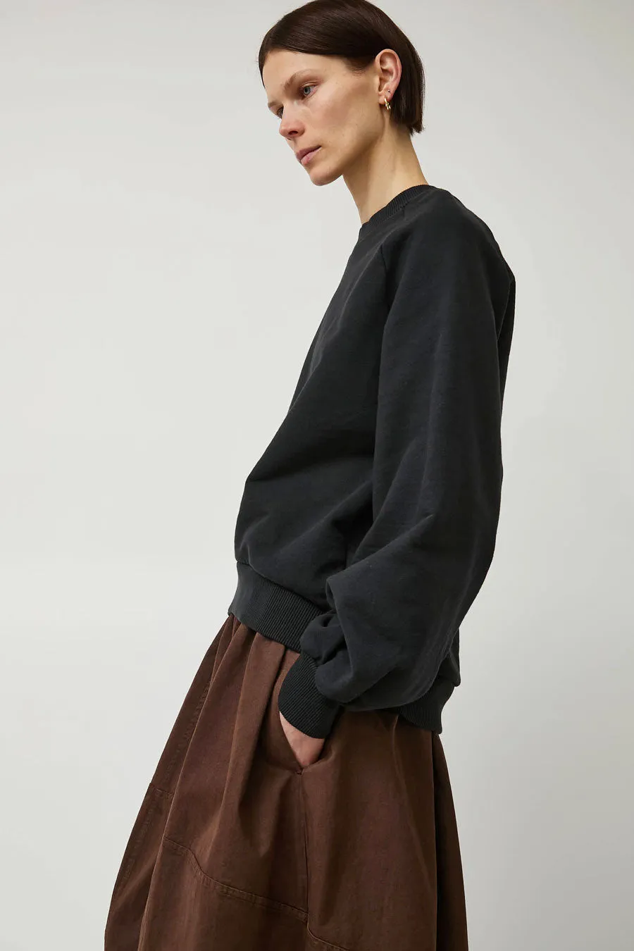 YMC Bellow Sleeve Sweatshirt in Black sold by No. 6 product image thumbnail 5
