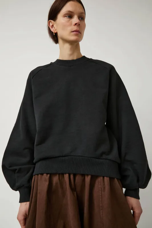 YMC Bellow Sleeve Sweatshirt in Black sold by No. 6