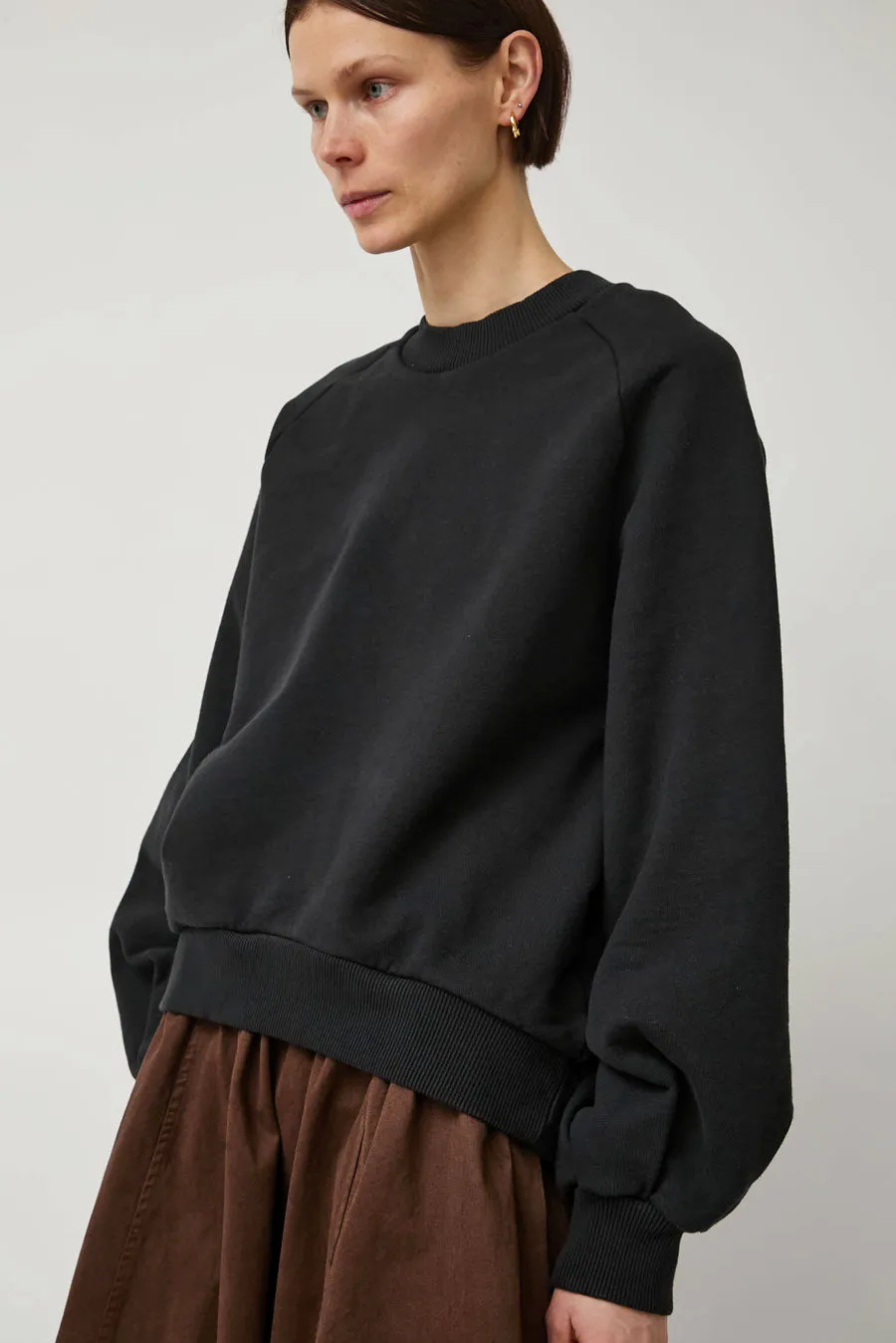 YMC Bellow Sleeve Sweatshirt in Black sold by No. 6 product image thumbnail 2