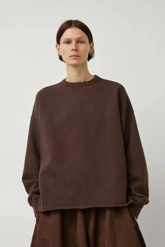 YMC Studio Sweatshirt in Brown sold by No. 6