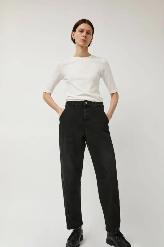 YMC Twisted Jean in Charcoal Denim sold by No. 6