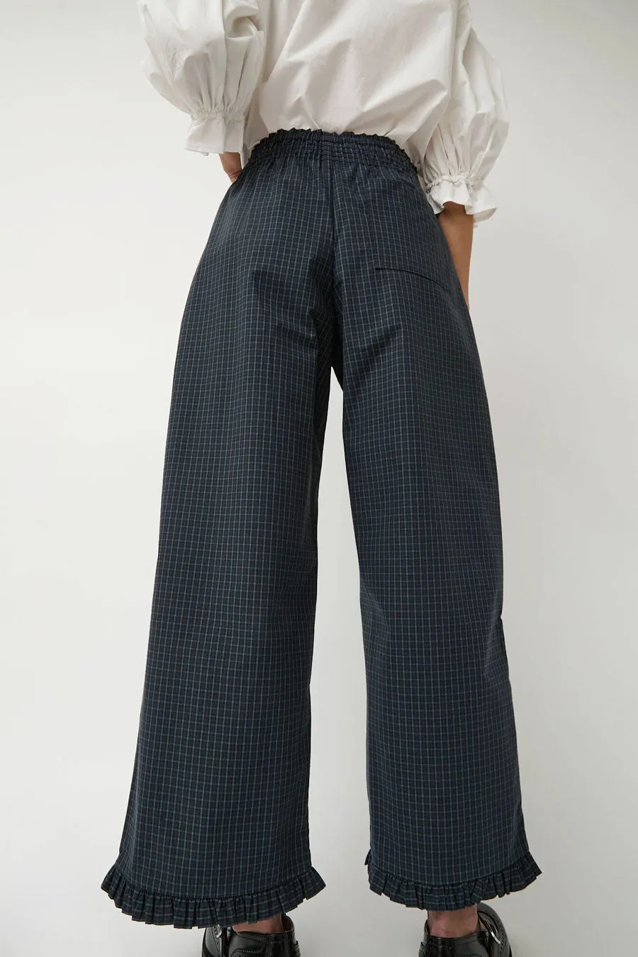 Zii Ropa Remi Pant in Navy Plaid sold by No. 6 product image thumbnail 5