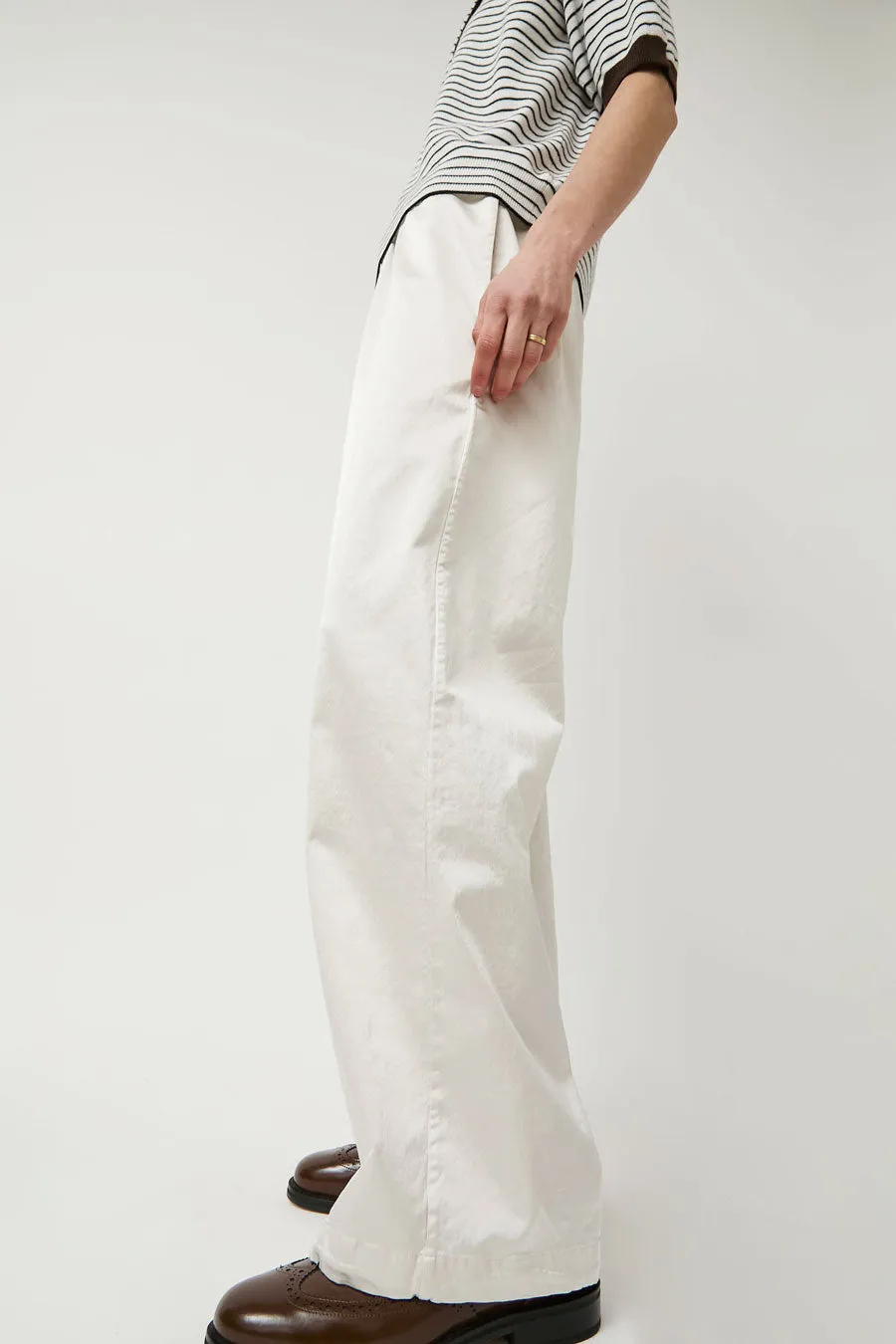 CORDERA Satin Drawstring Pants in Perla sold by No. 6 product image thumbnail 3