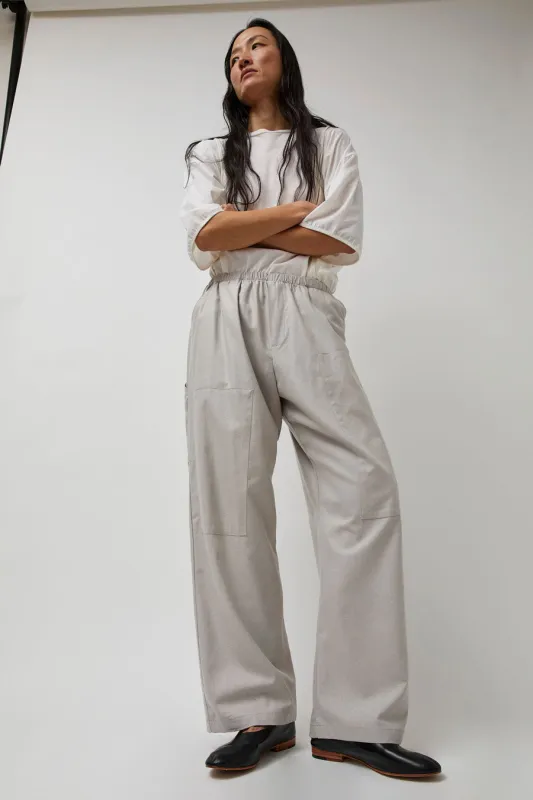 Baserange Gren Pants in Prun Grey sold by No. 6