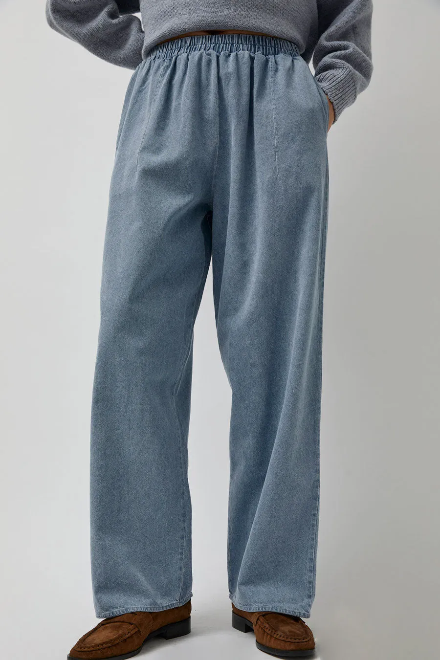 Baserange Cravat Pants in Light Blue Wash sold by No. 6 product image thumbnail 3