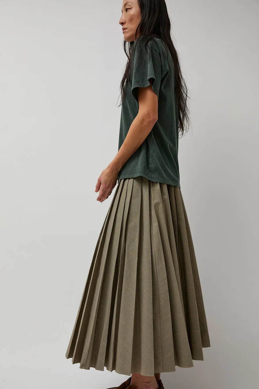 6397 Pull on Pleated Skirt in Plaid sold by No. 6 product image thumbnail 5