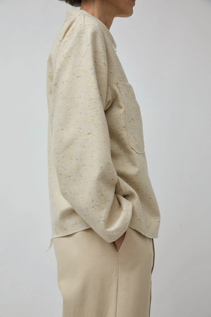 Vladimir Karaleev Mari Shirt in Cream sold by No. 6 product image thumbnail 4