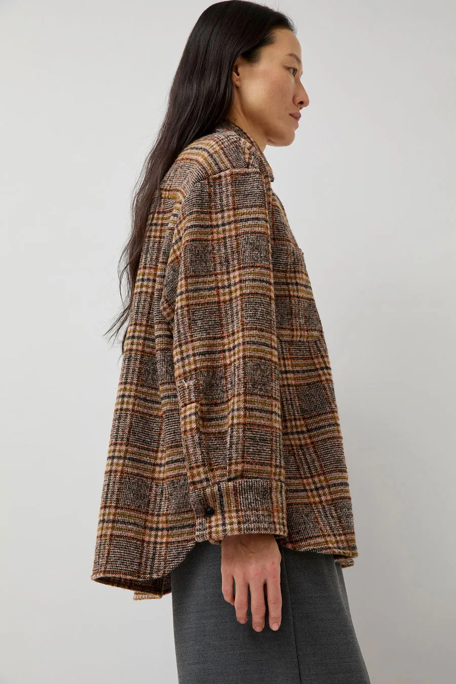 No.6 Lake Shirt in Pink and Tan Plaid sold by No. 6 product image thumbnail 4