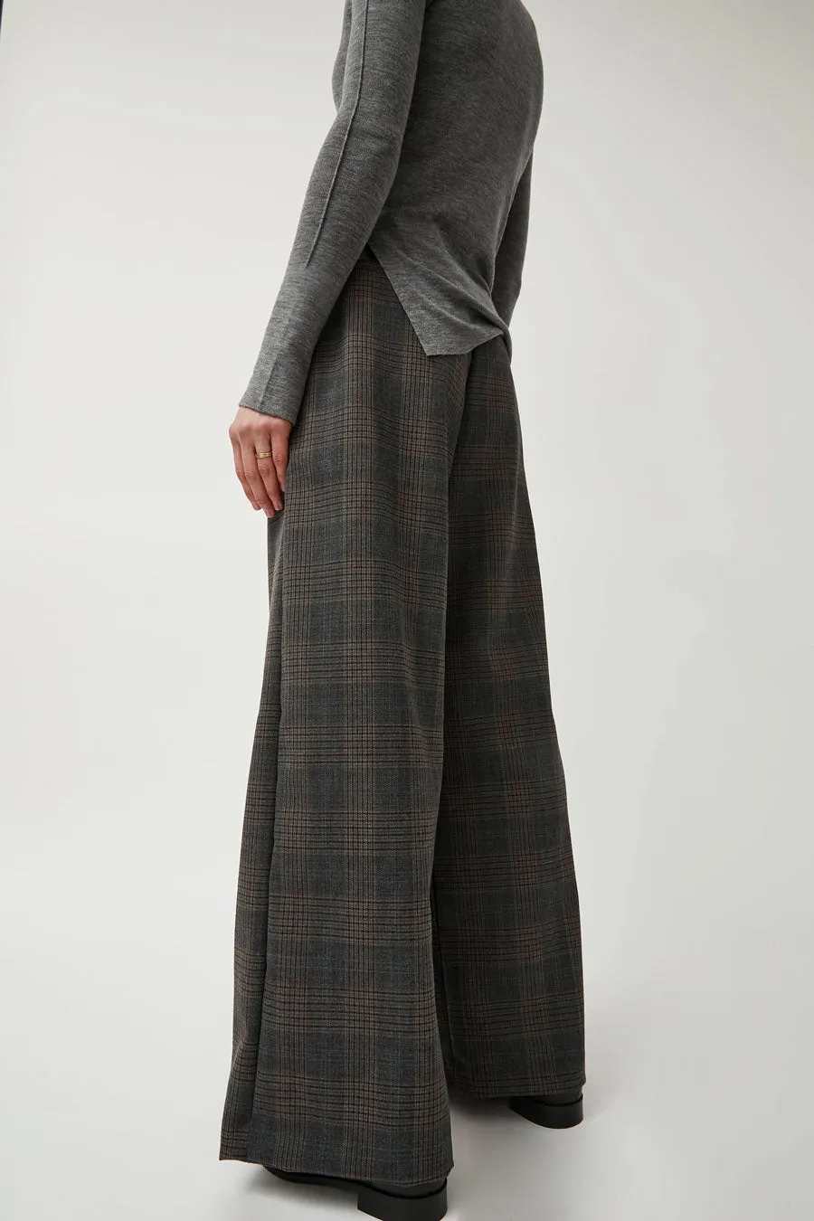 No.6 Mina Pant in Grey and Camel Plaid sold by No. 6 product image thumbnail 4