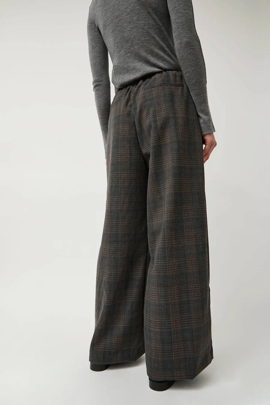No.6 Mina Pant in Grey and Camel Plaid sold by No. 6 product image thumbnail 5