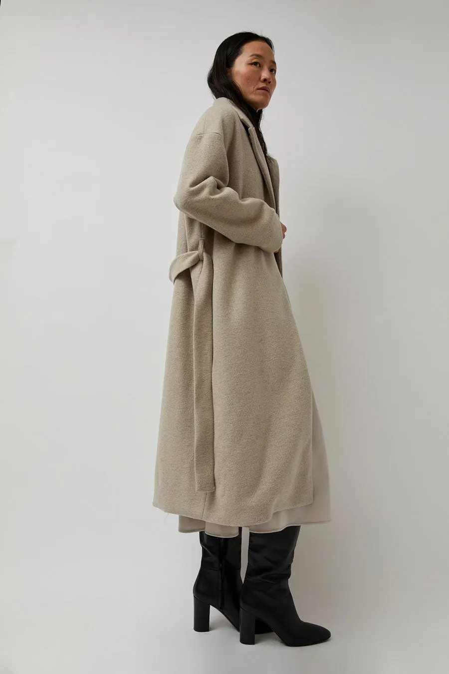 No.6 Ingrid Wrap Coat in Beige sold by No. 6 product image thumbnail 4