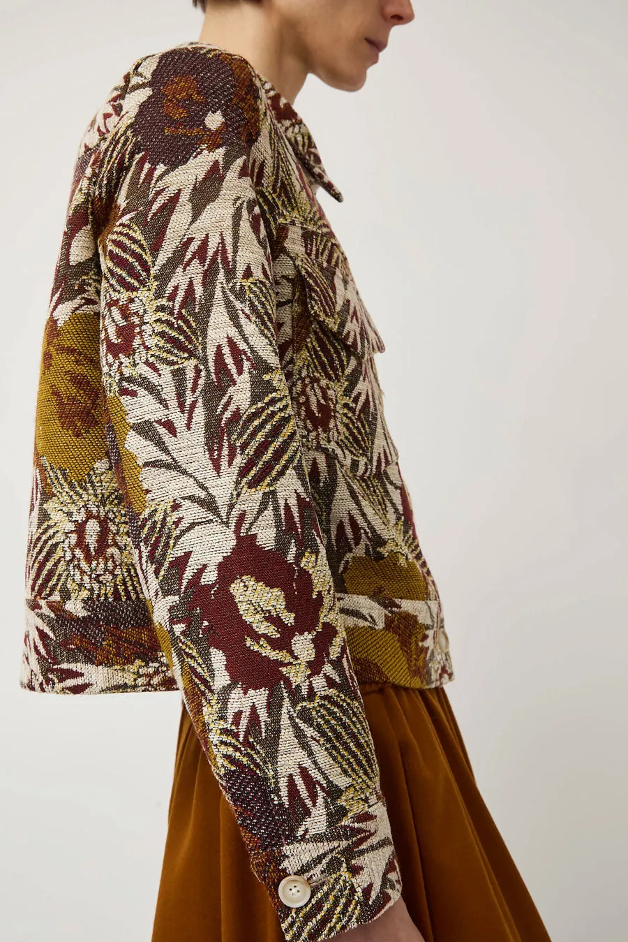 No.6 Claudia Jacket in Wine Floral sold by No. 6 product image thumbnail 4