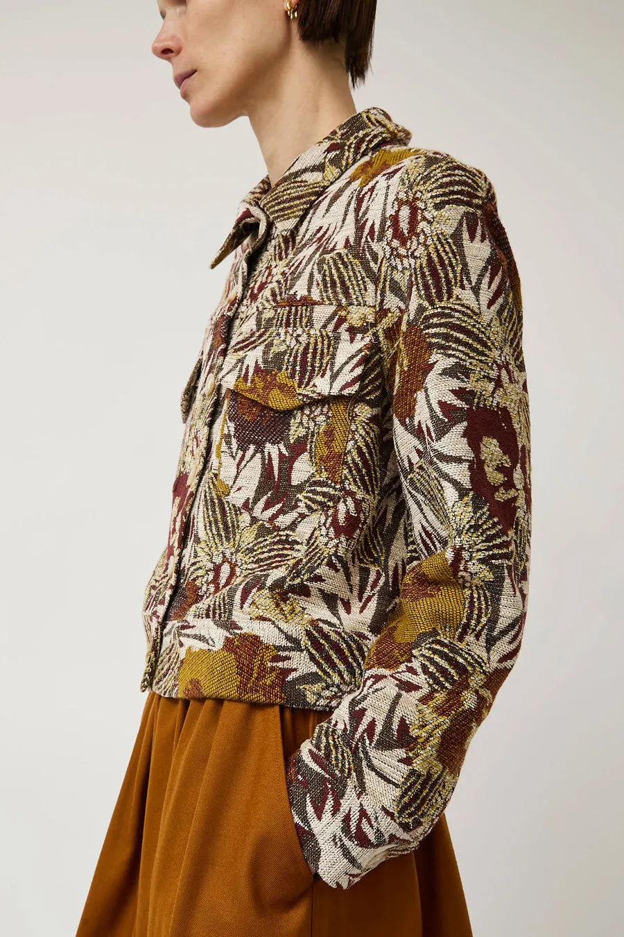 No.6 Claudia Jacket in Wine Floral sold by No. 6 product image thumbnail 2