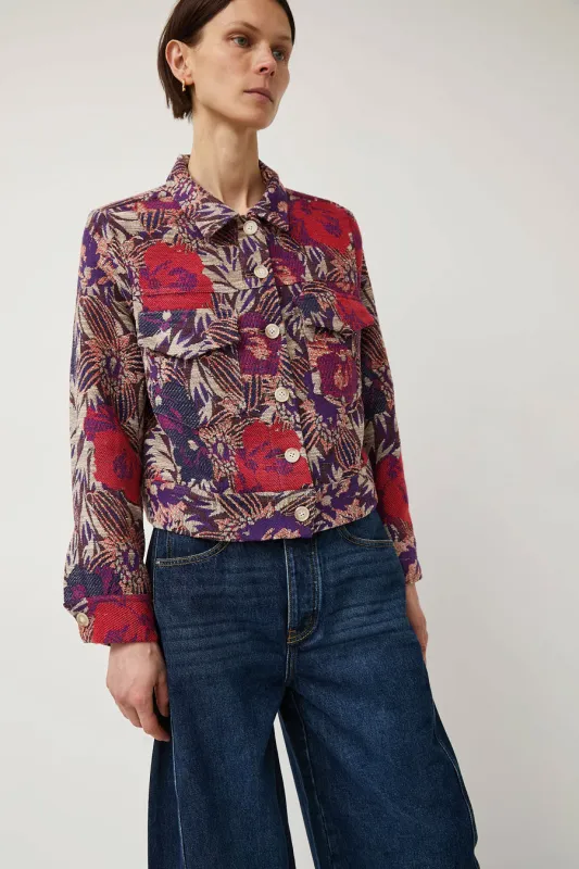 No.6 Claudia Jacket in Pink Floral made by No. 6