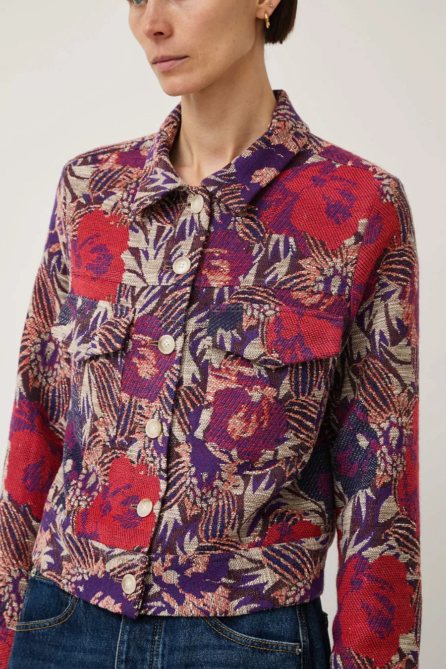 No.6 Claudia Jacket in Pink Floral sold by No. 6 product image thumbnail 3