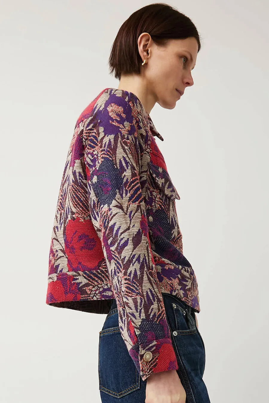 No.6 Claudia Jacket in Pink Floral sold by No. 6 product image thumbnail 4