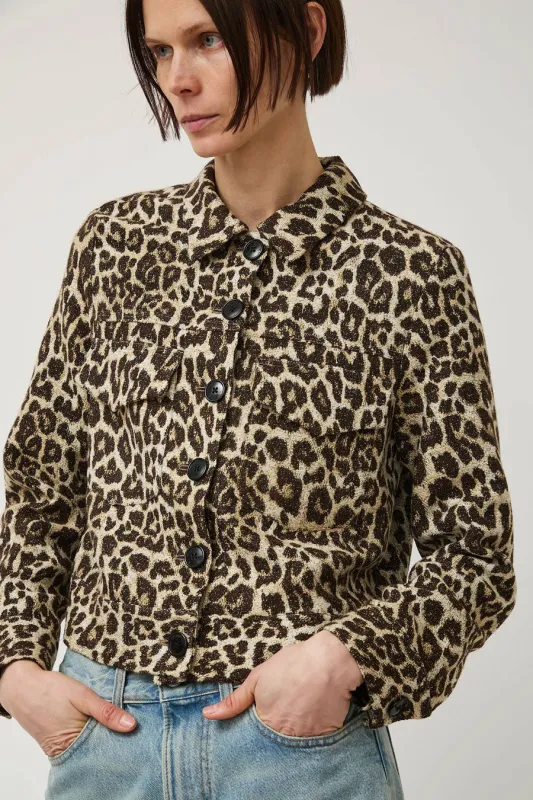 No.6 Claudia Jacket in Animal Print made by No. 6