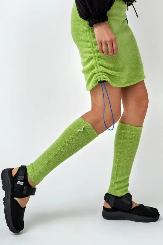 KkCo Leg Warmers in Kelp made by No. 6
