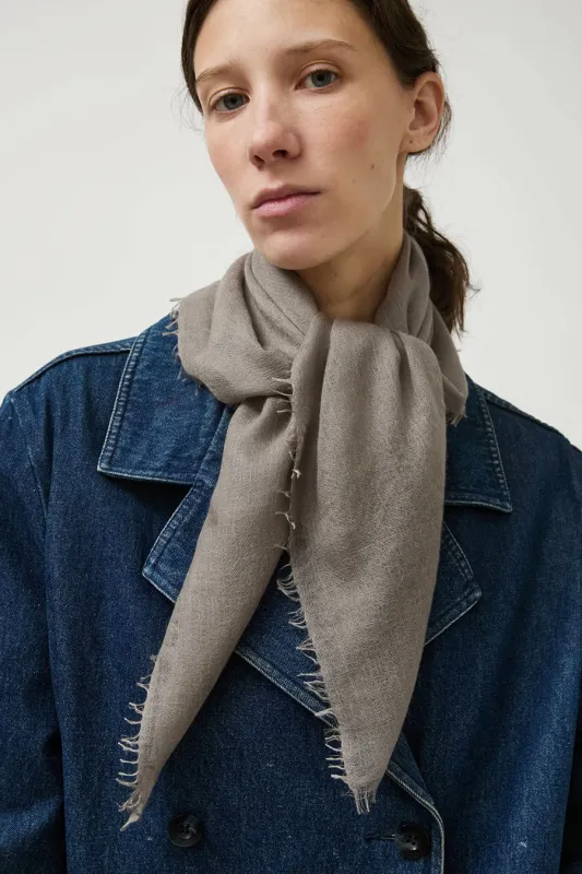 Meg Cohen Square Whisper Scarf in Truffle made by No. 6
