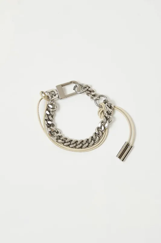 Kitesy Martin Studio  Le Juillet Bracelet in Silvered and Cream sold by No. 6