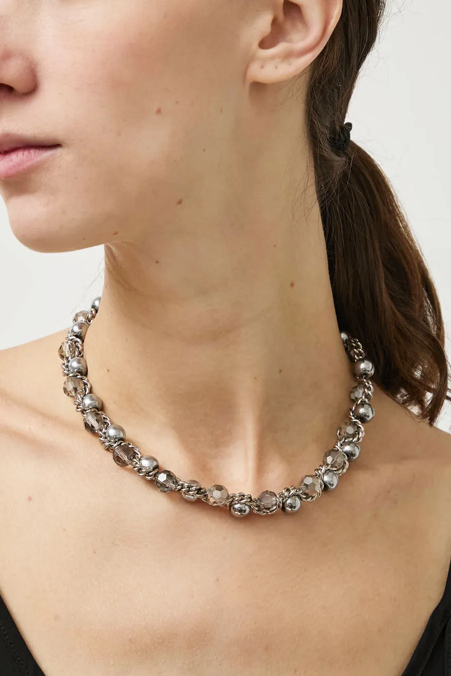 Kitesy Martin Studio Le Serpent Necklace in Silvered and Crystal sold by No. 6 product image thumbnail 2