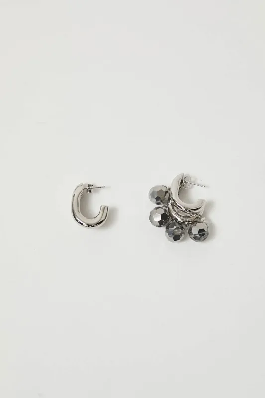 Kitesy Martin Studio La Chris Crystal Earrings in Silvered sold by No. 6