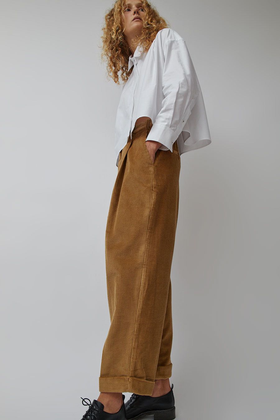 CORDERA Cotton Corduroy Masculine Pants in Miel sold by No. 6 product image thumbnail 5