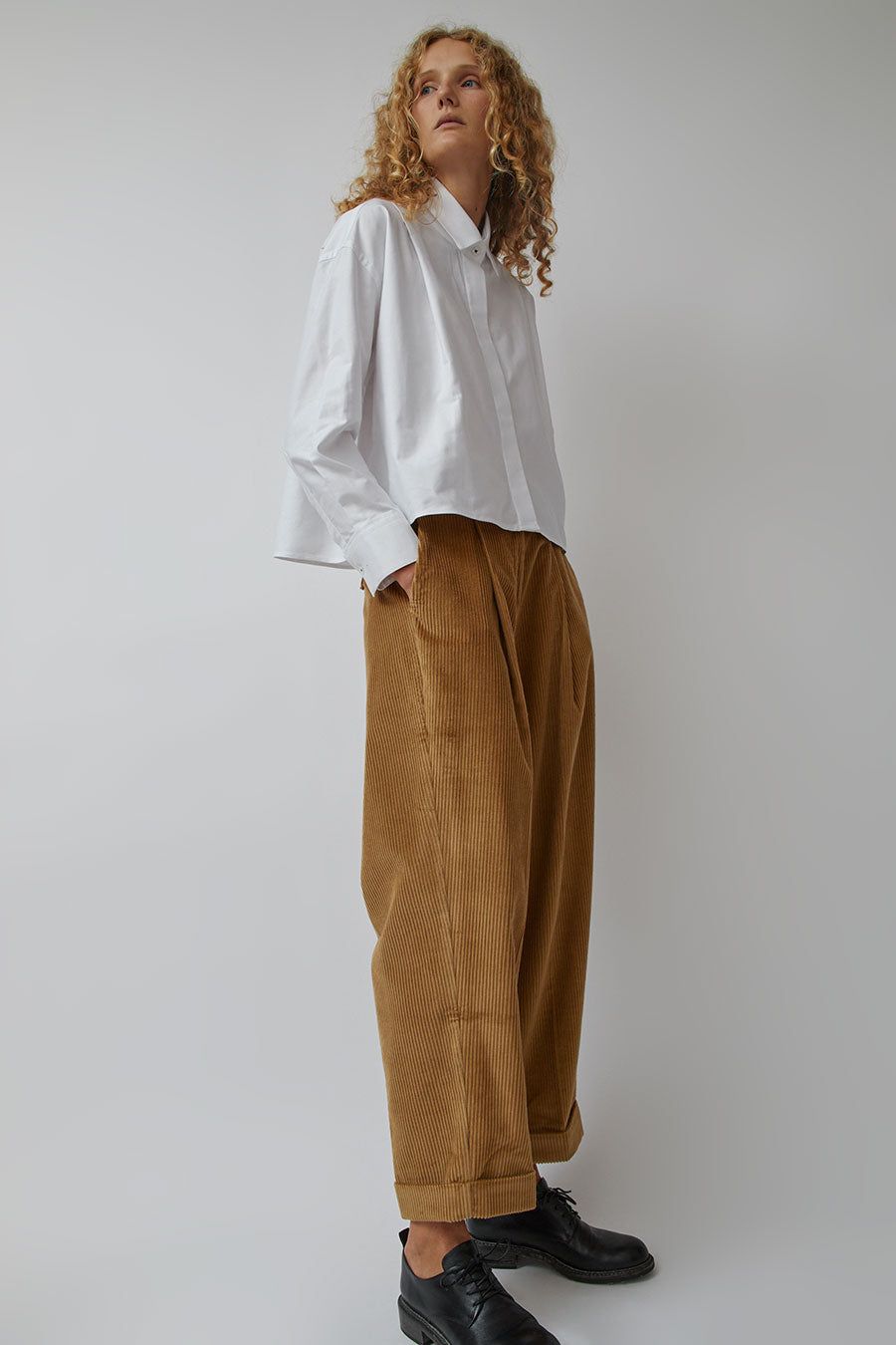 CORDERA Cotton Corduroy Masculine Pants in Miel sold by No. 6 product image thumbnail 3